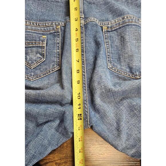 VTG American Eagle Flare Jeans Womens 10 Blue Next Level Stretch Denim 32x33 - Picture 7 of 8